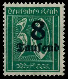D-REICH INFLA Nr 278X postfrisch 8714DE