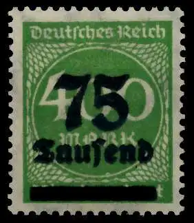 D-REICH INFLA Nr 287a postfrisch 87A83E