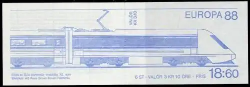 SCHWEDEN Nr MH 133-RL-BogNr postfrisch 87AA72