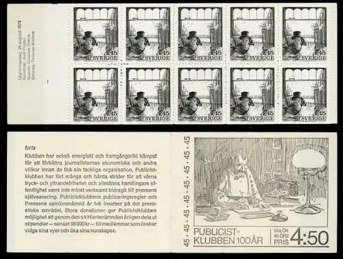 SCHWEDEN Nr MH 862 postfrisch 87AD32