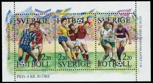 SCHWEDEN HEFTCHENBLATT Nr HB 161 postfrisch S023D12