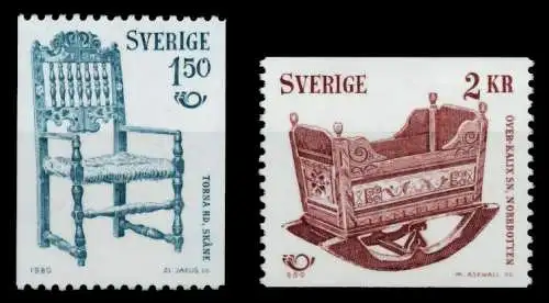 SCHWEDEN 1980 Nr 1115-1116 postfrisch 881126