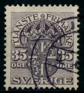 SCHWEDEN DIENST Nr 43 gestempelt 8812F2