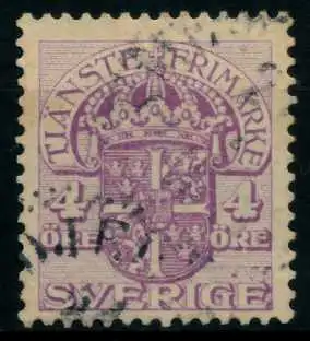 SCHWEDEN DIENST Nr 19 gestempelt 88136E