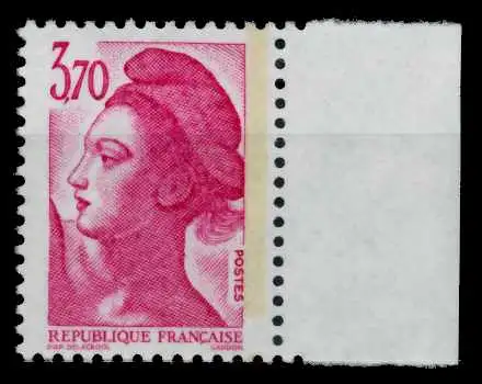 FRANKREICH 1987 Nr 2632-1PHS postfrisch SRA 8813CA