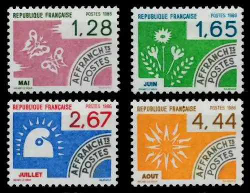 FRANKREICH 1986 Nr 2527-2530 postfrisch 88147A