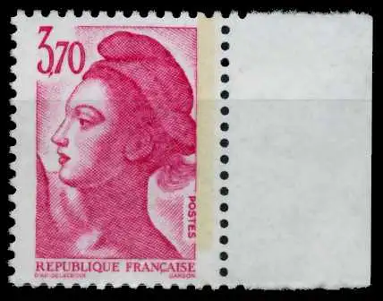 FRANKREICH 1987 Nr 2632-1PHS postfrisch SRA 88CD66