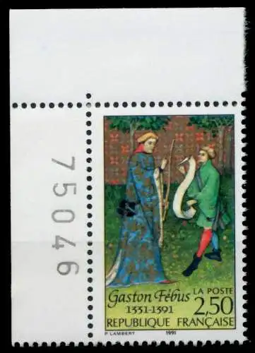FRANKREICH 1991 Nr 2845 postfrisch ECKE-OLI 88CDF2