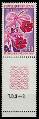 FRANKREICH 1967 Nr 1595LD postfrisch URA 88CDFE