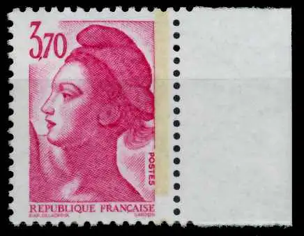 FRANKREICH 1987 Nr 2632-1PHS postfrisch SRA 88CE66