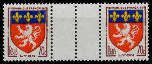 FRANKREICH 1958 Nr 1218ZW postfrisch 3ER STR S026E1A