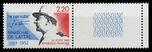 FRANKREICH 1989 Nr 2749L postfrisch WAAGR PAAR 88D122