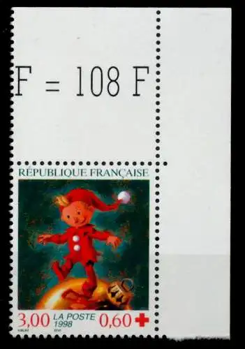 FRANKREICH 1998 Nr 3342A postfrisch ECKE-ORE 88D19E