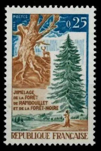 FRANKREICH 1968 Nr 1626 postfrisch 88D322