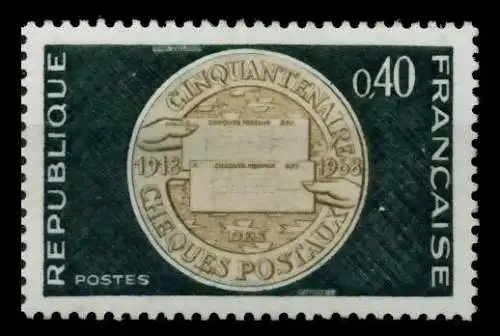 FRANKREICH 1968 Nr 1609 postfrisch S028EB2