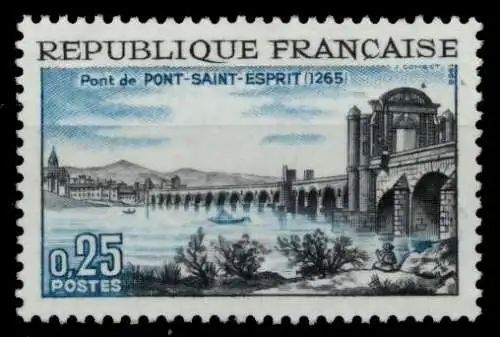 FRANKREICH 1966 Nr 1543 postfrisch S028D1E