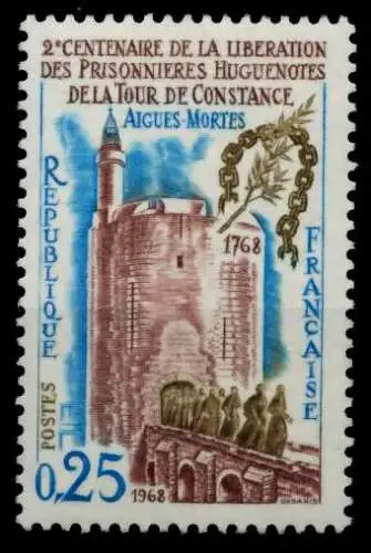 FRANKREICH 1968 Nr 1633 postfrisch S02820A