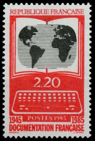 FRANKREICH 1985 Nr 2522 postfrisch 88E22E