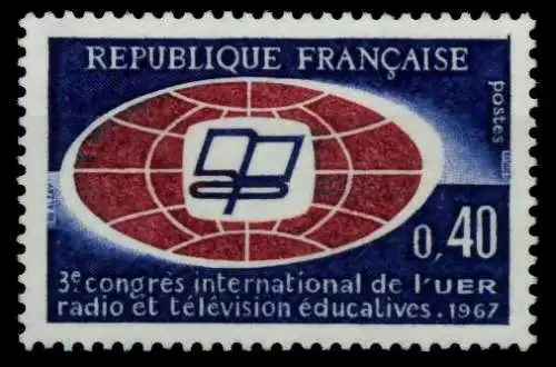 FRANKREICH 1967 Nr 1573 postfrisch S029172