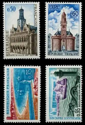 FRANKREICH 1967 Nr 1591-1594 postfrisch S0291B2