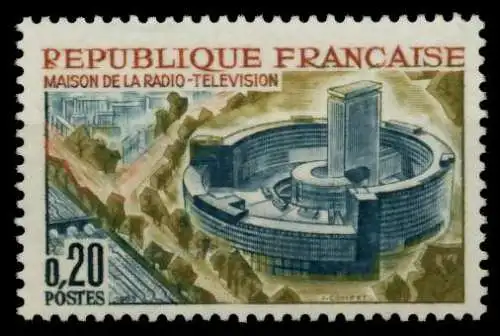 FRANKREICH 1963 Nr 1457 postfrisch S028FA2