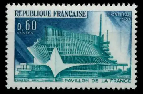 FRANKREICH 1967 Nr 1577 postfrisch S028E1A