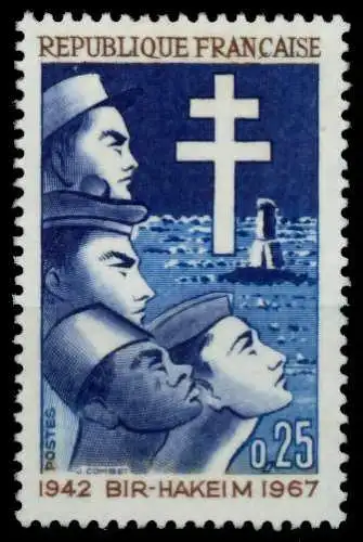 FRANKREICH 1967 Nr 1599 postfrisch 88ED6A