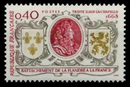 FRANKREICH 1968 Nr 1628 postfrisch S028F4A