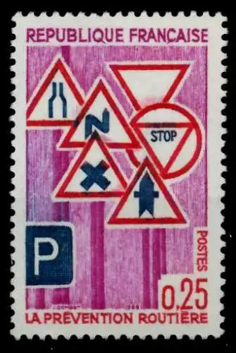 FRANKREICH 1968 Nr 1615 postfrisch S028EDA