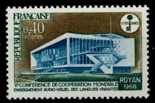 FRANKREICH 1968 Nr 1620 postfrisch S028F02