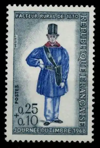 FRANKREICH 1968 Nr 1616 postfrisch S02823A