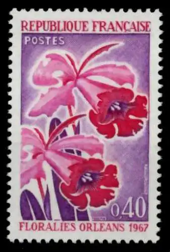 FRANKREICH 1967 Nr 1595 postfrisch S028E72