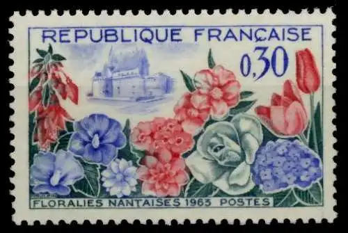 FRANKREICH 1963 Nr 1422 postfrisch S027EA6