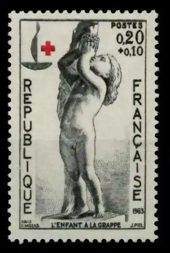FRANKREICH 1963 Nr 1454 postfrisch S02A76E