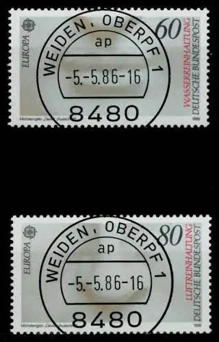 BRD BUND 1986 Nr 1278-1279 zentrisch gestempelt 894BFE