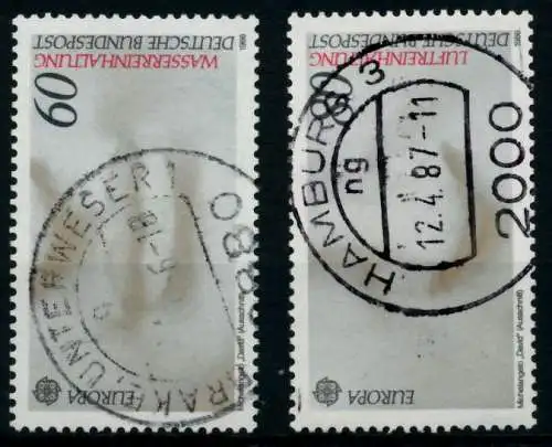 BRD BUND 1986 Nr 1278-1279 zentrisch gestempelt 894C16