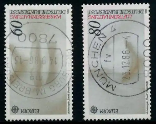 BRD BUND 1986 Nr 1278-1279 zentrisch gestempelt 894C22