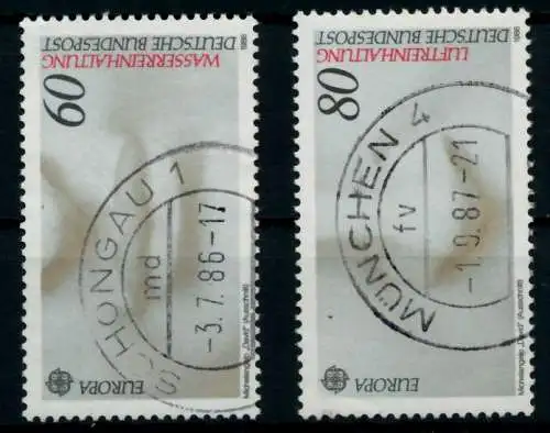 BRD BUND 1986 Nr 1278-1279 zentrisch gestempelt 894C12