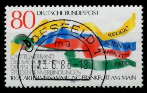 BRD 1986 Nr 1283 zentrisch gestempelt 898C72