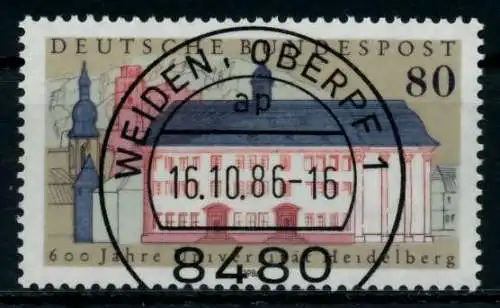 BRD 1986 Nr 1299 zentrisch gestempelt 898EE6