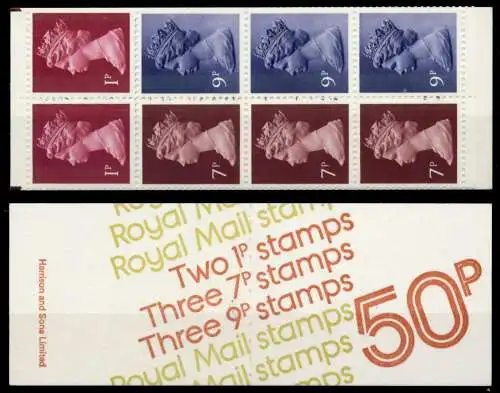 GROSSBRITANIEN MARKENHEFT Nr MH 041a postfrisch 8992E2