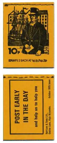 GROSSBRITANIEN MARKENHEFT Nr MH 035mIV postfrisch S02BF9A