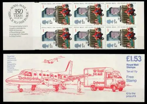 GROSSBRITANIEN MARKENHEFT Nr MH 091 postfrisch 89E442