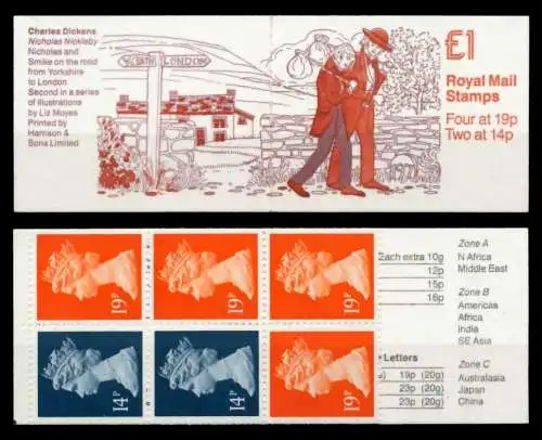 GROSSBRITANIEN MARKENHEFT Nr MH 083a postfrisch S02C2DE