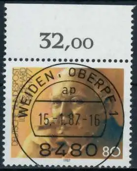 BRD 1987 Nr 1308 zentrisch gestempelt ORA 89E78A