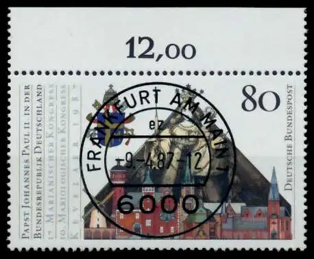 BRD 1987 Nr 1320 zentrisch gestempelt ORA 89E94A