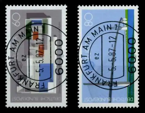 BRD BUND 1987 Nr 1321-1322 zentrisch gestempelt 89E96A