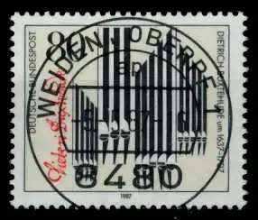 BRD 1987 Nr 1323 zentrisch gestempelt 89E9B6