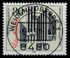 BRD 1987 Nr 1323 zentrisch gestempelt 89E99E