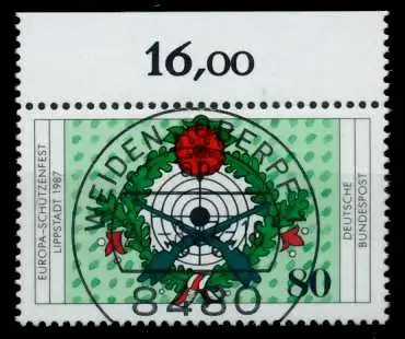 BRD 1987 Nr 1330 zentrisch gestempelt ORA 8A7272
